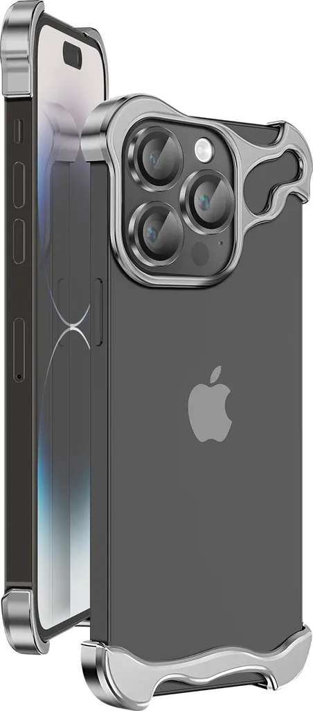 Recensione Avizar Bumper Metallo iPhone 14 Pro Max - Argento Steel