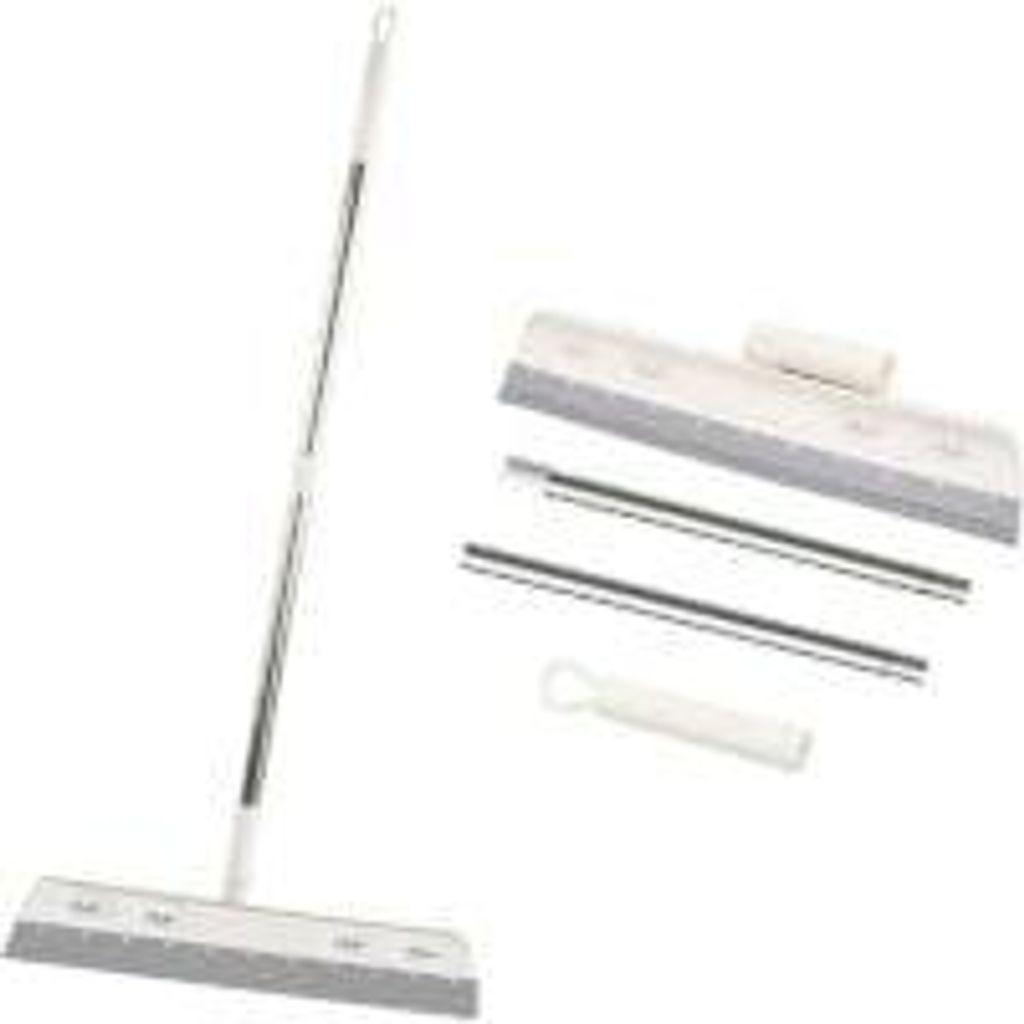 Gummibodenabzieher mit Griff, Dusch- und Fensterabzieher, Badabzieher, Wischbürste zur effektiven Entfernung von Wasser und Haaren