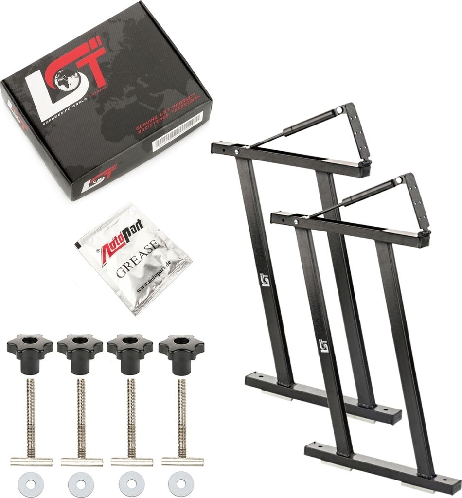 2x Schienen Fett Scharnier Dämpfer Flexboard Schwarz für MERCEDES-BENZ W639 W447