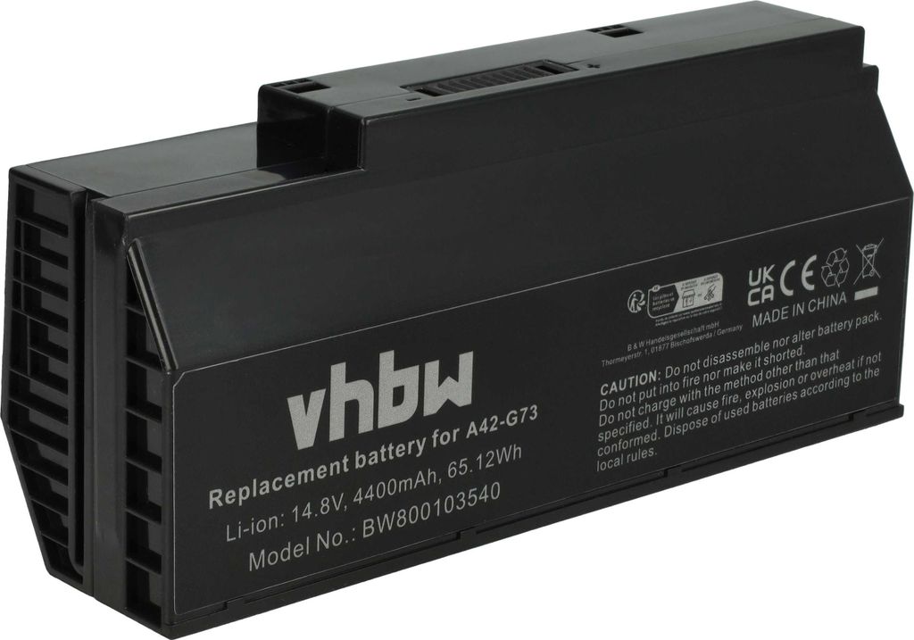 vhbw Akku kompatibel mit Asus G73J, G73GW, G53, G73JW, Produktbild 