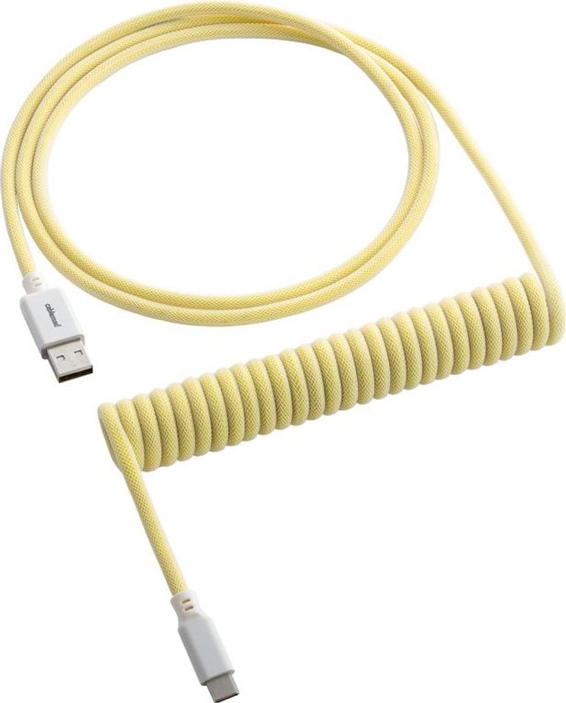 CableMod CableMod CM-CKCA-CW-YW150 Lemon Ice Spiralkabel für Gaming-Tastaturen