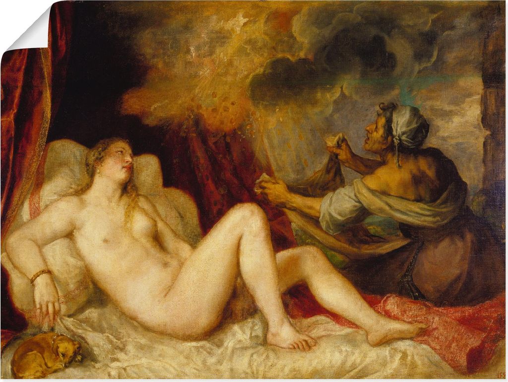 ARTland Poster Danae. 1553 Größe: 120x90 cm