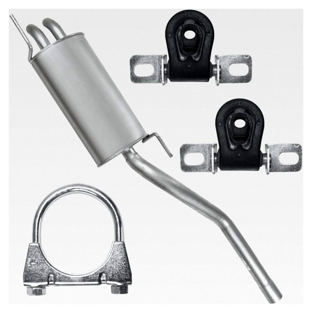 Auspuff-Endtopf für Volkswagen Caddy II 2 11.1995-01.2004 1.7 SDI 1.9 SDI