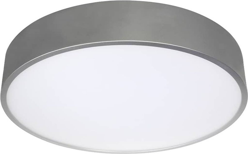 Bioledex PIXBO LED Wand-Deckenleuchte 16W Ø20cm 3000K Silber Warmweiss