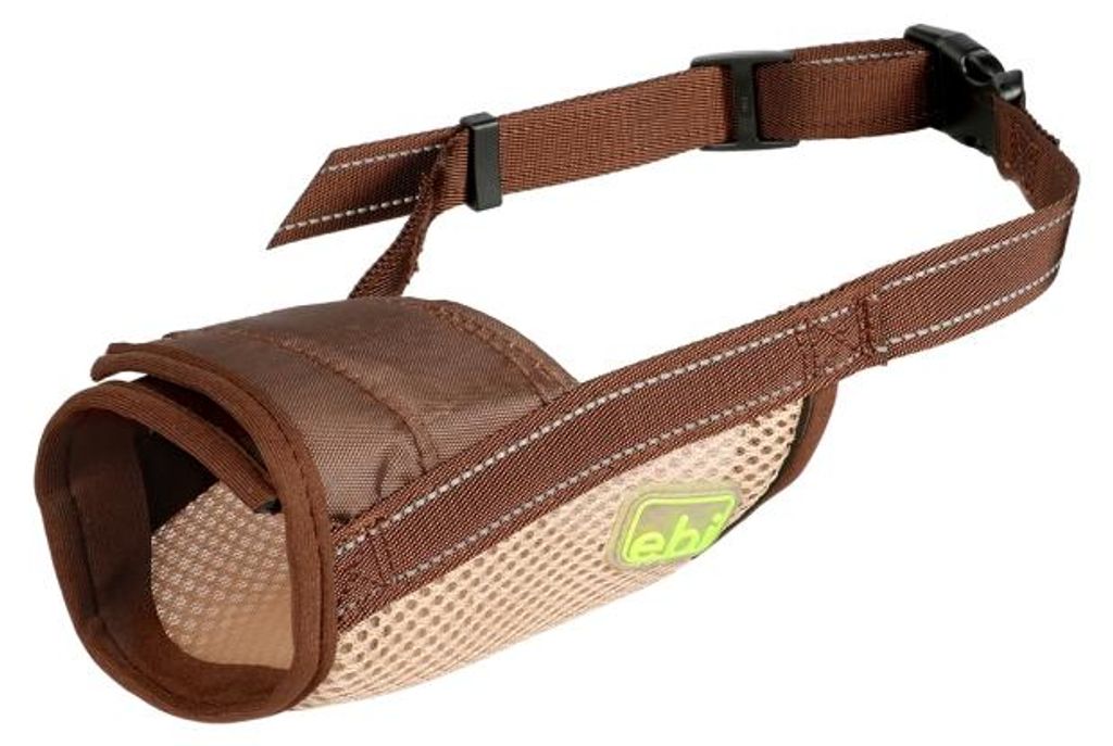 EBI Netz-Maulkorb - braun - XL - 16-44cm / Ø19-24cm