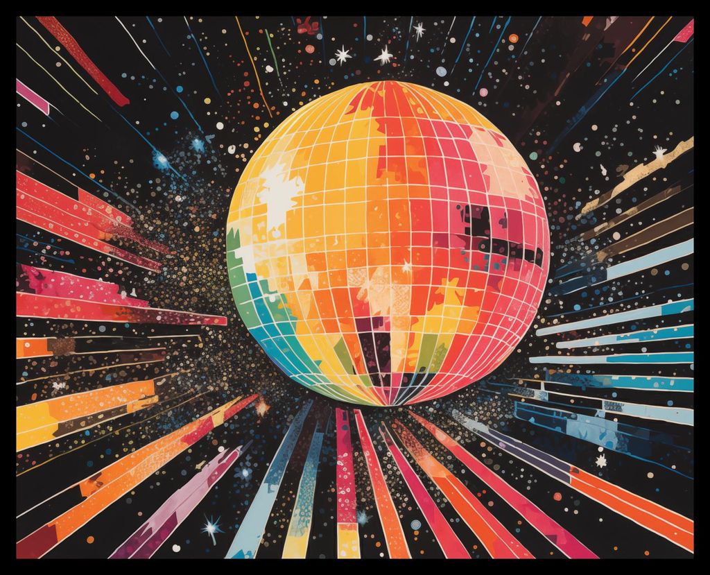 Plakat 50x40cm Disco Spiel!