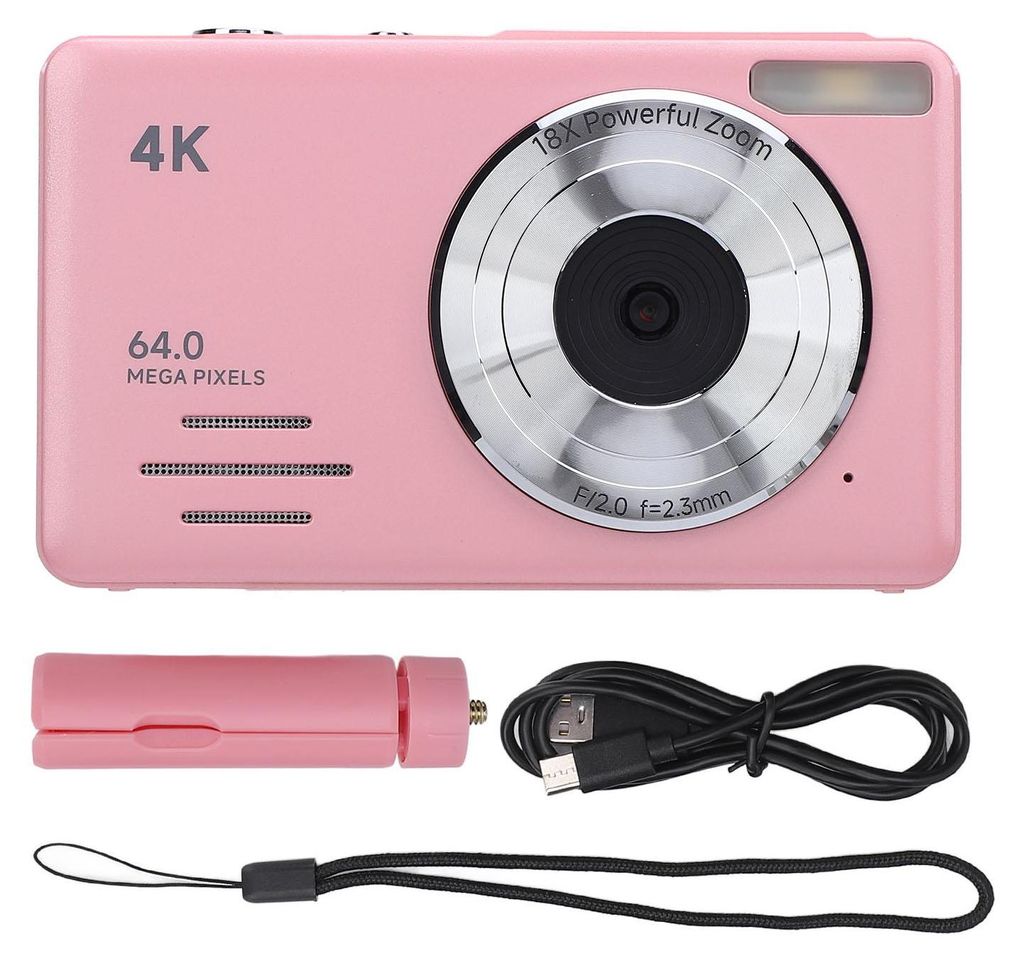 aparat cyfrowy 4K 64 MP z 18-krotnym zoomem i automatycznym Zdjęcie produktu 