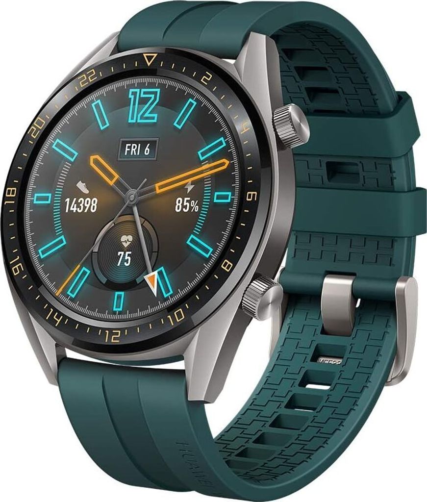 Huawei Watch GT Active Fitnessuhr, 1,39" AMOLED Touchscreen, GPS, Tracker, Herzfrequenz, 5 ATM wasserdicht, dunkelgrün