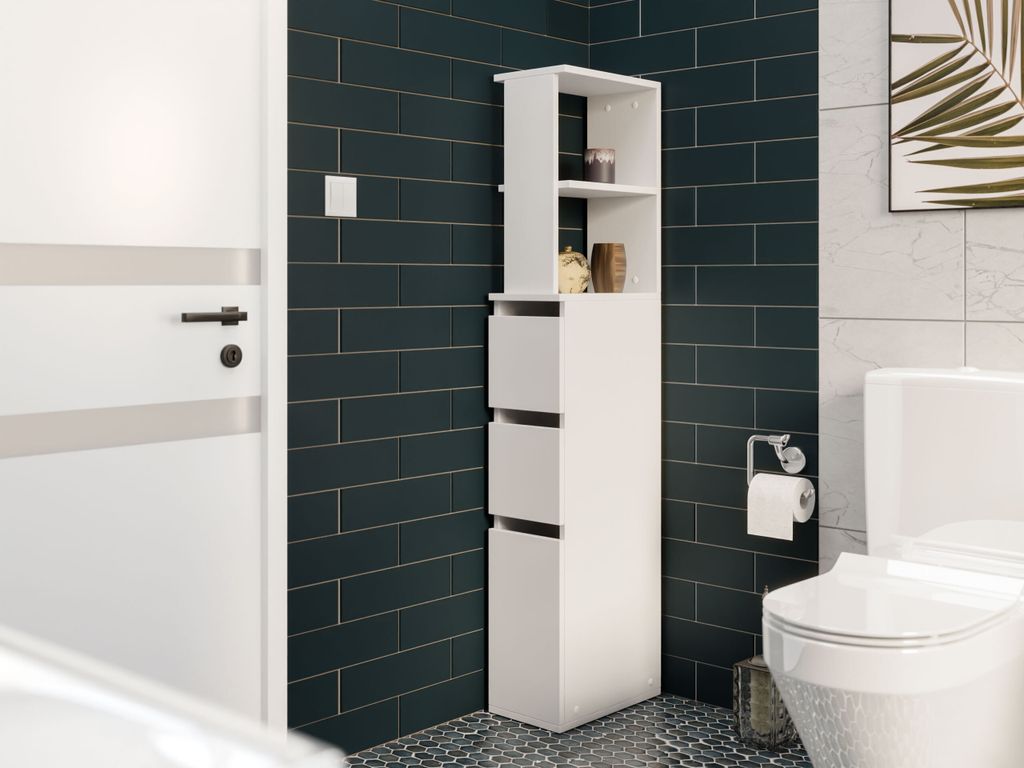 MIRJAN24 Badezimmerschrank Roza, Badmöbel, Schrank, Regal, Produktbild 3