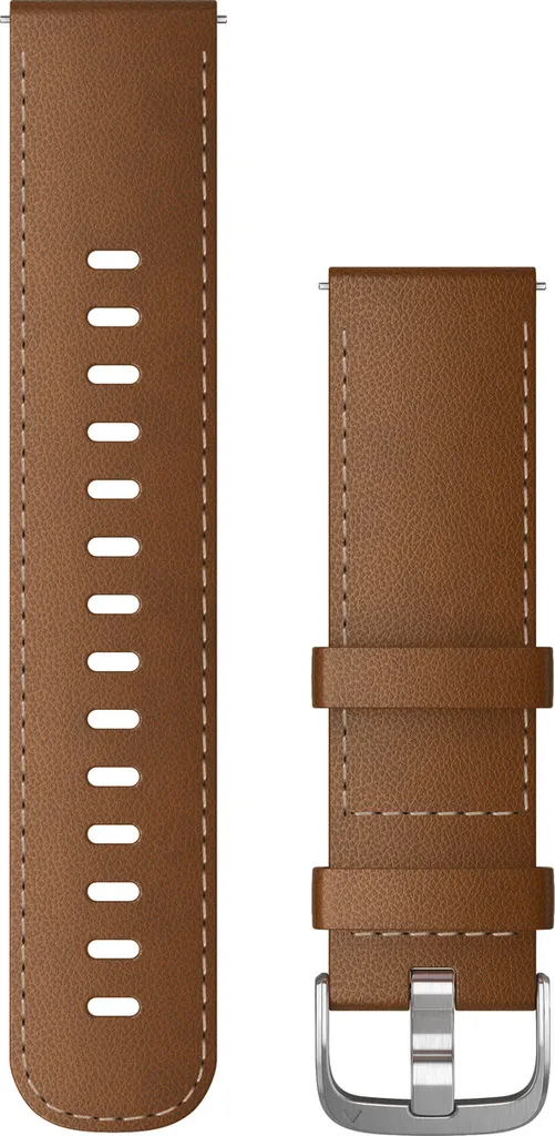 Bracelet Garmin 22mm cuir brun pour remplacer votre bracelet usé