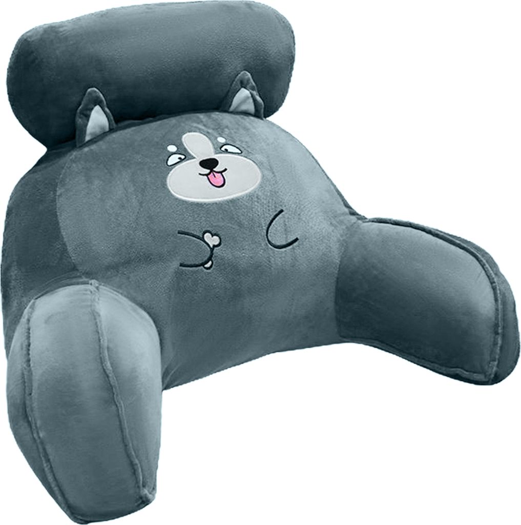 Cartoon-Form Lendenwirbelstützkissen Weiches großes Rückenlehnen-Taillenkissen Bettrückenkissen Schlafsaal-Sitzkissen