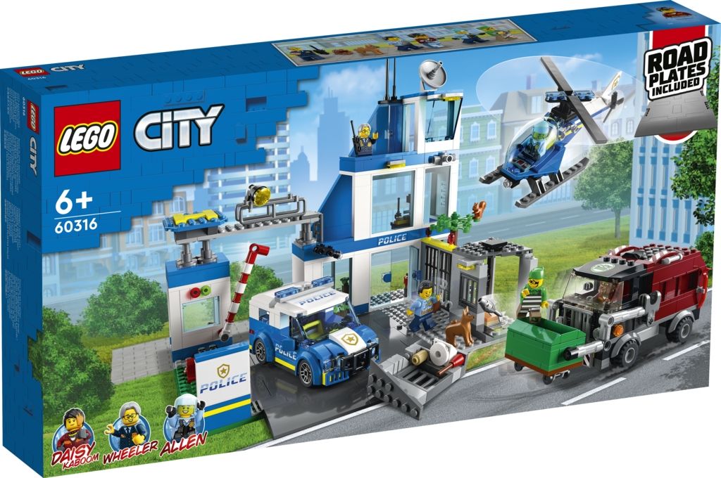 LEGO 60316 City Polizeistation – Abenteuer mit Polizei und Gaunern