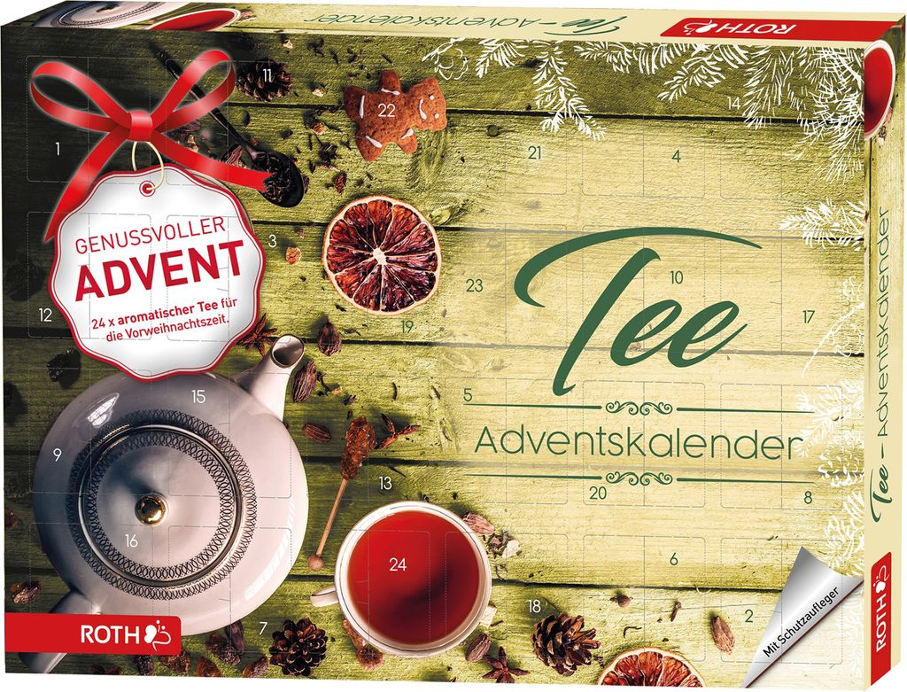 ROTH Tee Adventskalender gefüllt mit hochwertigen Produktbild 