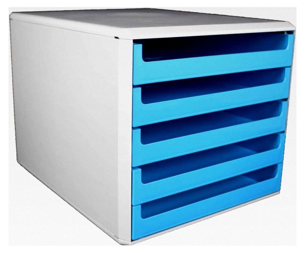 Schubladenbox, ozeanblau
