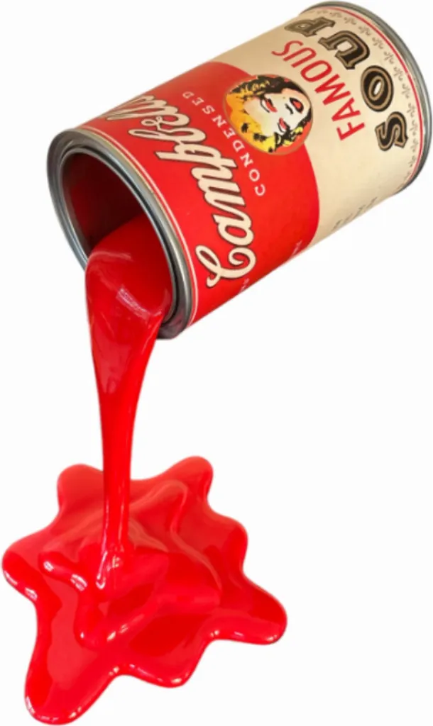 Objet déco Pop Art Campbell's Soup Marilyn Monroe 35cm pour Intérieur