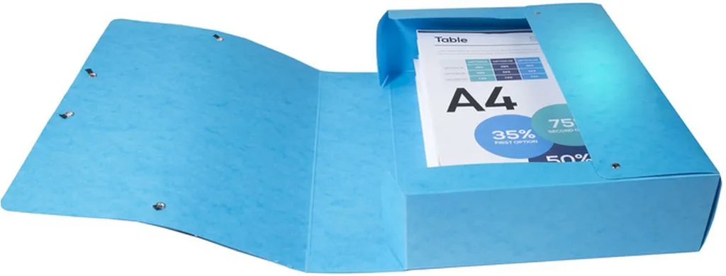 Boîte de classement Iderama Exacompta A4 80mm carton rigide assorti - 7