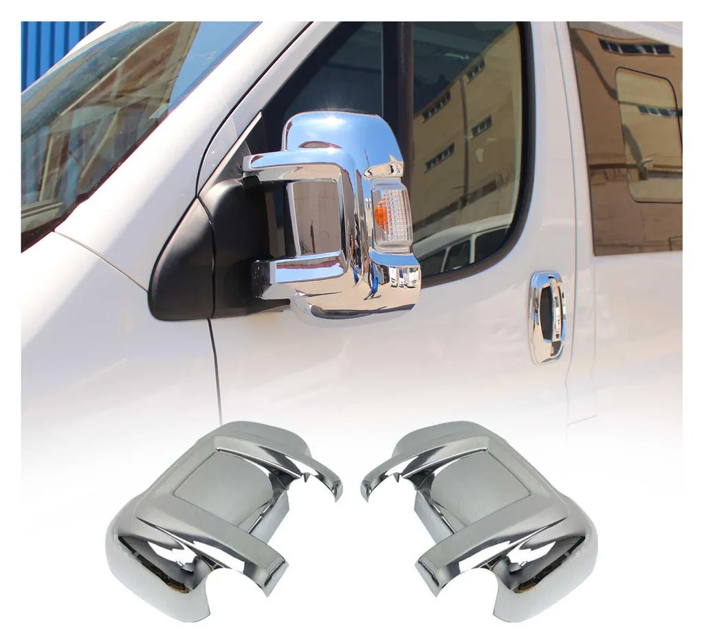 Rénovation Rétroviseurs Fiat Ducato 2006-2025 : Coques ABS Argentées