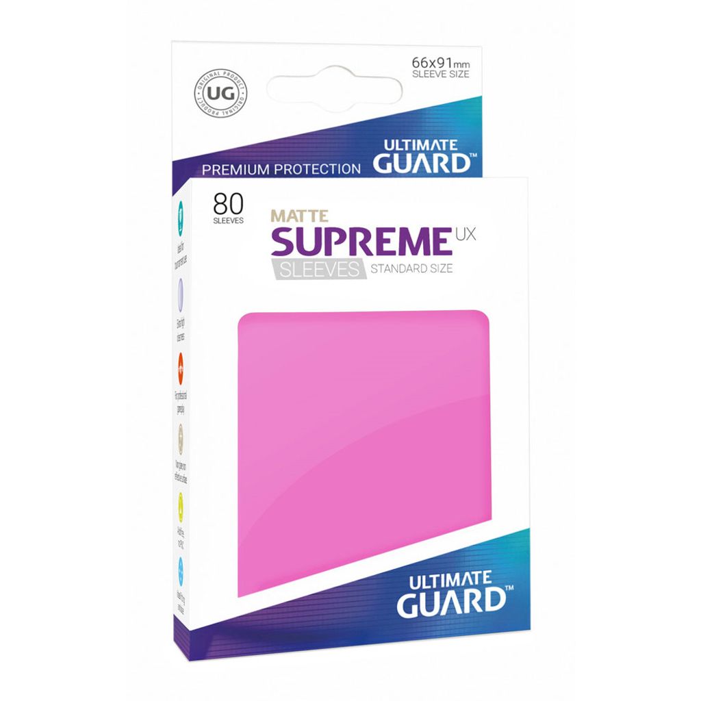 Ultimate Guard Supreme UX Sleeves Standardgröße Pink (80)