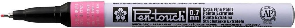 SAKURA Permanent-Marker Pen-Touch Extra Fein fluo-rosa