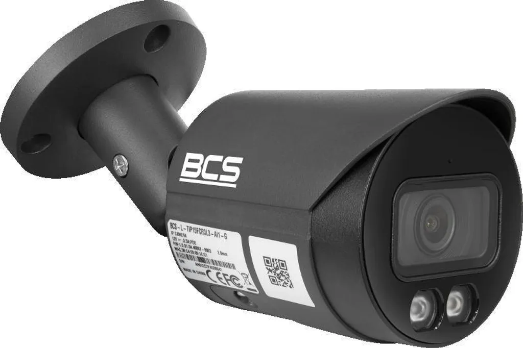 Caméra BCS Line 5Mpx BCS-TIP15FCR3L3-Ai1-G PoE Fixe 2.8mm NightColor
