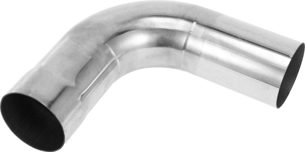 90 Grad Mandrel Auspuffrohr Auto Auspuffrohr Mandrel Biegen DIY Custom Rohrleitung Rohr 2,25" OD 5,91" Beinlänge 304 Edelstahl Silberton