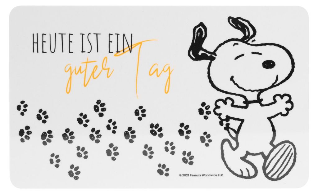 The Peanuts Brettchen Snoopy - Heute ist ein guter Tag! Produktbild 