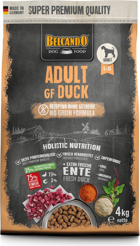 Belcando - Hundefutter, Trockenfutter - Adult GF Duck 12,5 Produktbild 