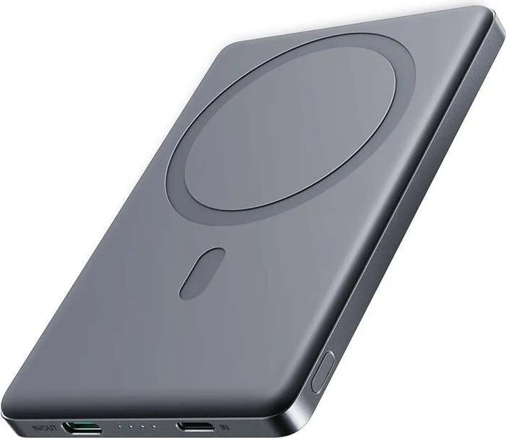 Batterie externe magnétique 5000 mAh 20W pour charger sans câble gênant