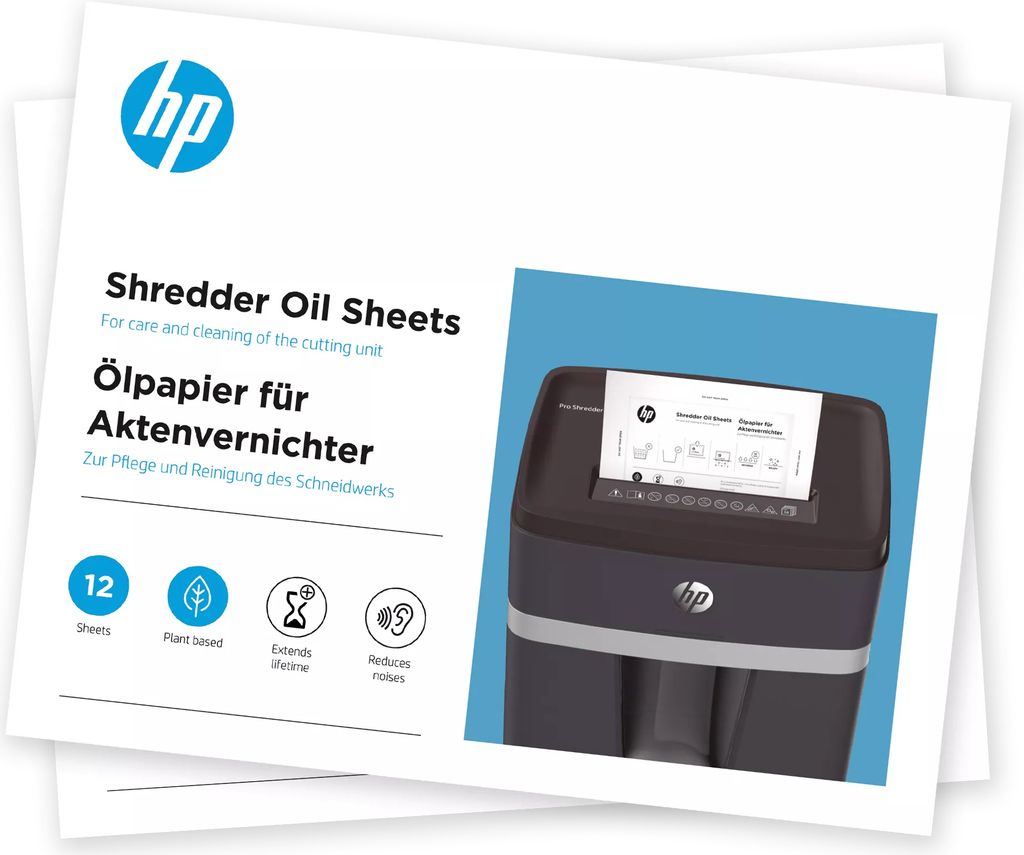 HP Aktenvernichter Öl-Blätter
