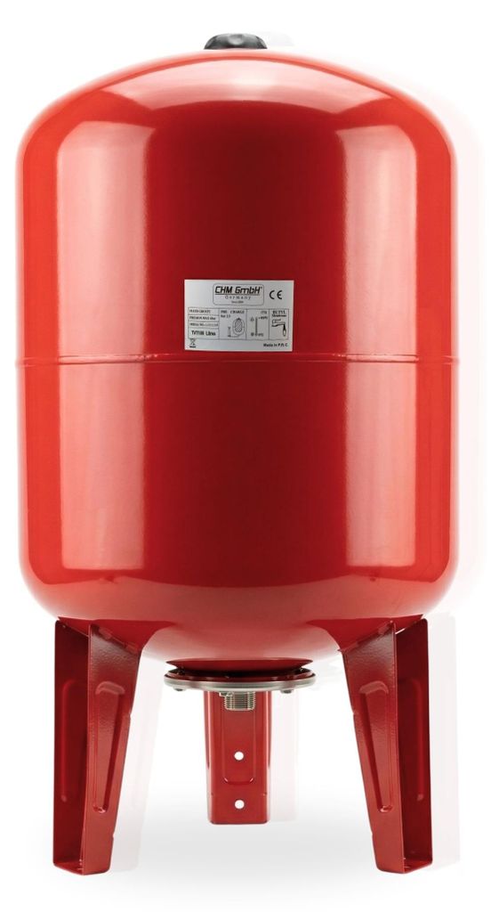 CHM GmbH® 100 L Membrankessel vertikal, Stahltank, Produktbild 