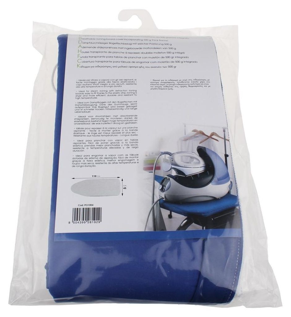 DELONGHI - Bügelbrett-Abdeckung- 110X45CM - PO1004 Produktbild 