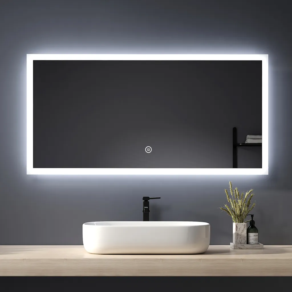 Wohnen & Einrichten Wohnaccessoires Spiegel Badspiegel Heilmetz LED Badezimmerspiegel 120x60cm 