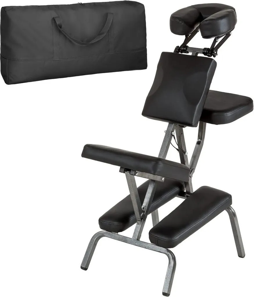 Siège de massage pliable tectake® Table de massage assise de Salon - 23