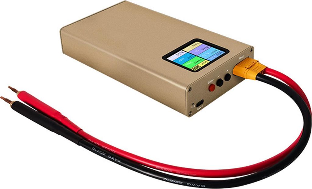 Mini-Punktschweißgerät mit 1,8-Zoll-Farb-LCD-Bildschirm, tragbares DIY-Akku-Punktschweißgerät zum Schweißen von Batterieplatten mit Nickelstre...