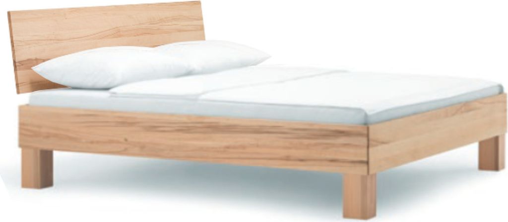 Dico Wildeiche Massivholz Bettrahmen Cloud incl. Kopfteil 360.46 Größe: 120x200 cm