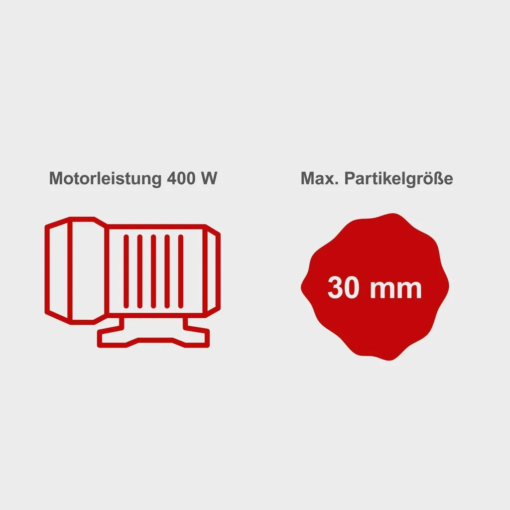 Pompe vide-cave eaux sales 400W Scheppach DWP400 particule max 30mm - 5