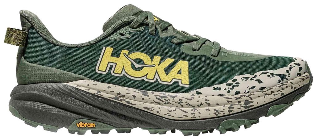 Hoka M Speedgoat 6 - fern / asphalt grey, Größe:7