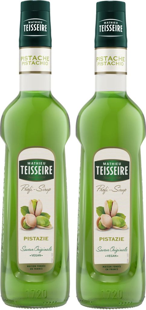Mathieu Teisseire Getränke-Sirup Pistazie 0,7L (2er Pack)