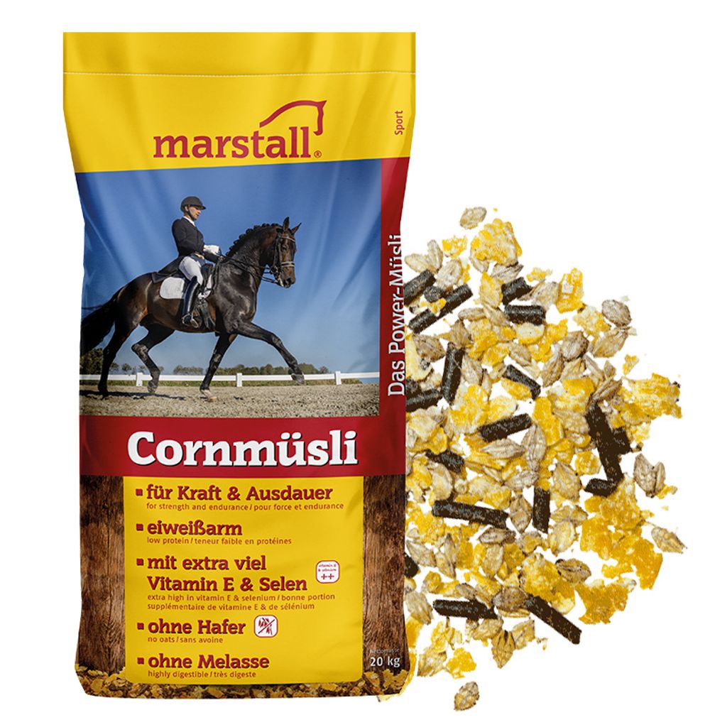 Marstall Cornmüsli Futter für Pferde 20kg