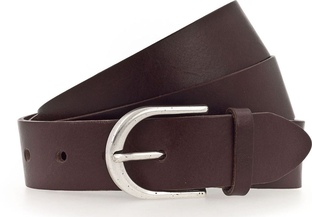 Vanzetti Leder Gürtel Classics 35mm Full Leather Belt W100 Dark Brown dunkelbraun