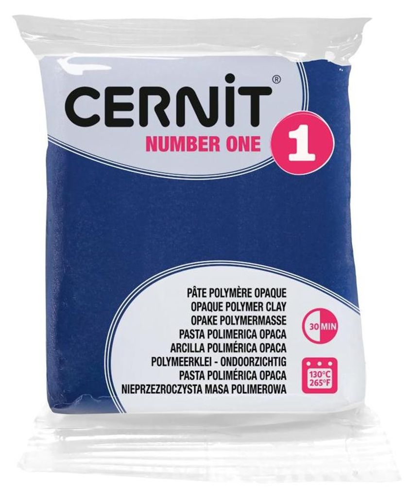 Cernit Polymer Clay N°1 Polymer-Ton Navy Blue 56 g Produktbild 