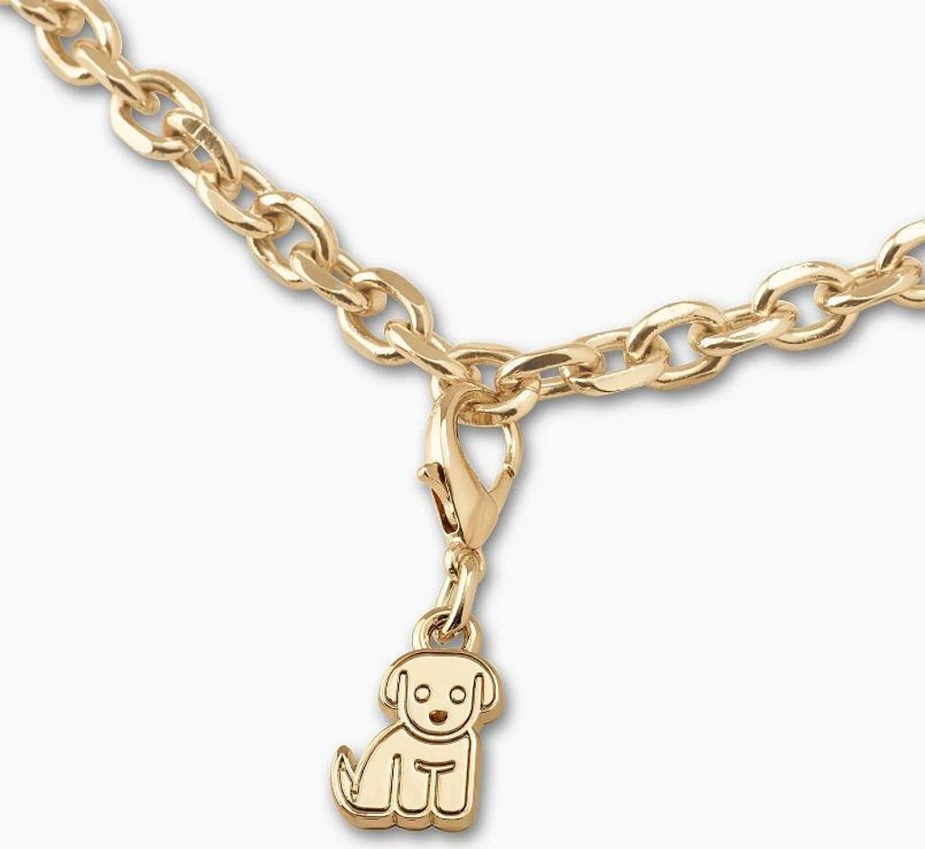 IDEAL OF SWEDEN Charm Dog Gold