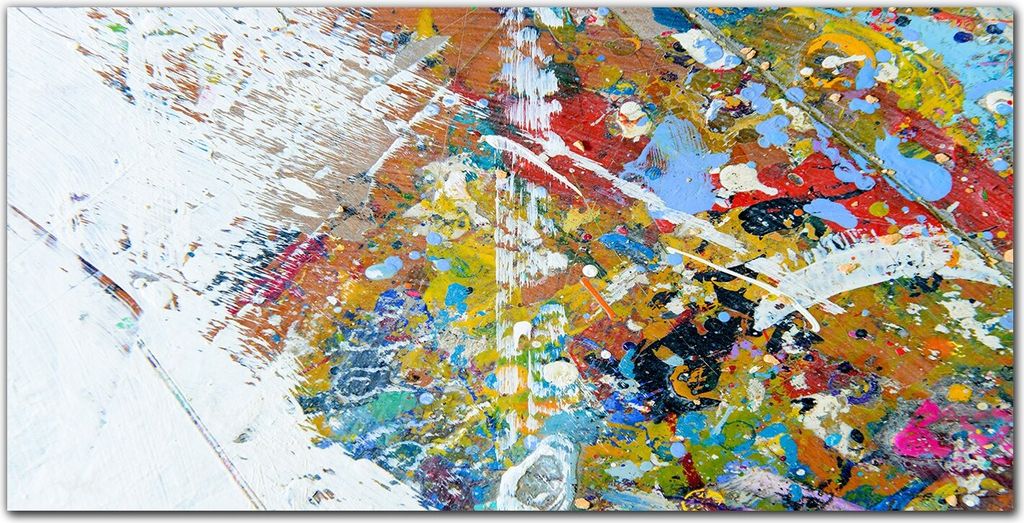 Coloray Bild aus Acryl 120 cm x 60 cm - Wanddekoration Wohnzimmer Acrylblock mit Bild Gehärtetes Acryl Dekoration Küche - Flecken-Kunst