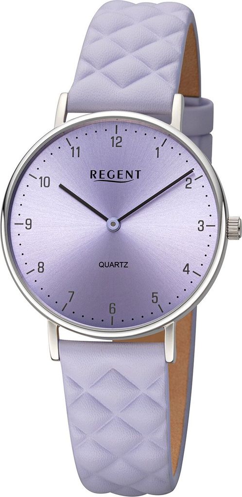Regent BA-852 Damen-Quarzuhr Fliederfarben