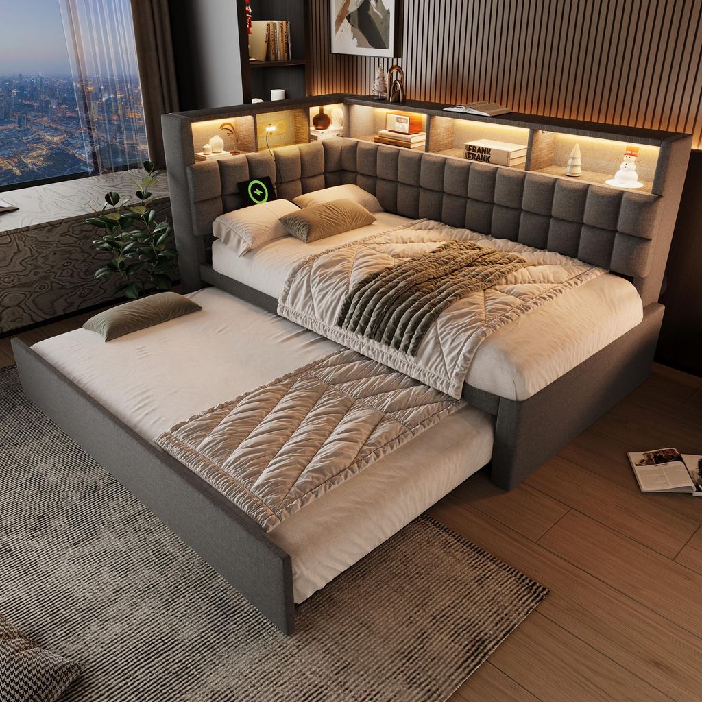 Flieks Schlafsofa 90x200cm mit Unterbett 90x190cm, Produktbild 