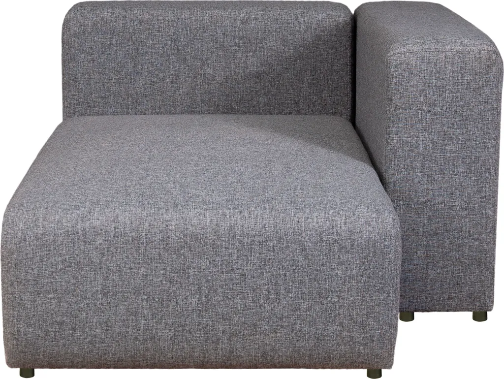 Canapé modulaire gris Suldal 153x109 cm assise profonde et textile doux