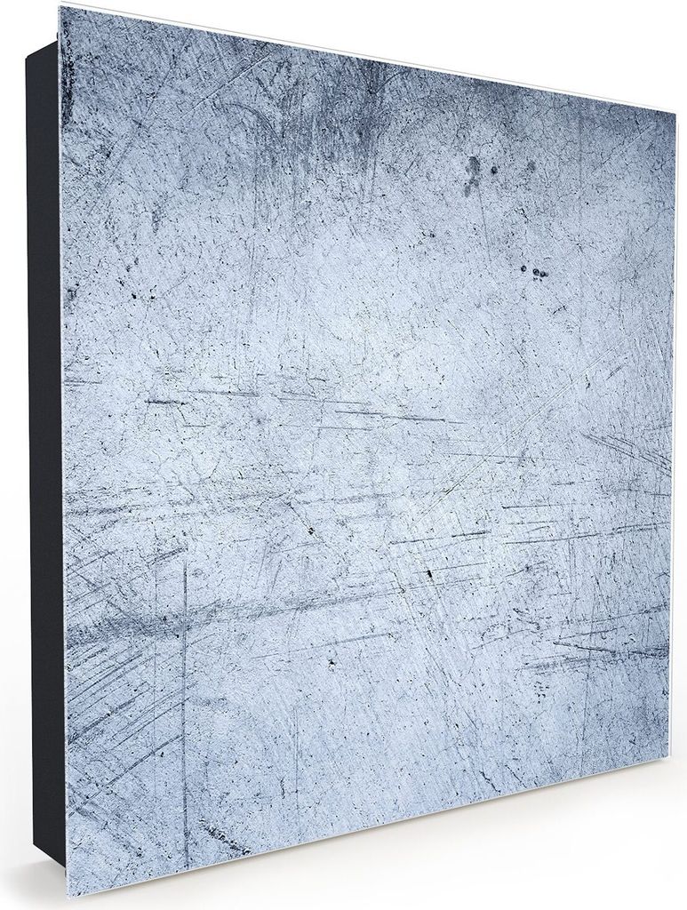 Nachbildung-Schlüsselkasten, Magnetpinnwand und Memoboard mit Glasfront Motiv Grober blauer Hintergrund