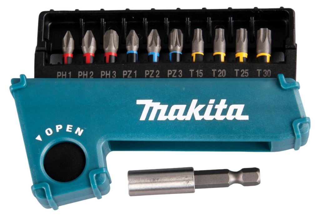 Makita E-03567, 11 Stück(e), PH 1, PH 2, PH 3, PZ 1, PZ 2, Produktbild 