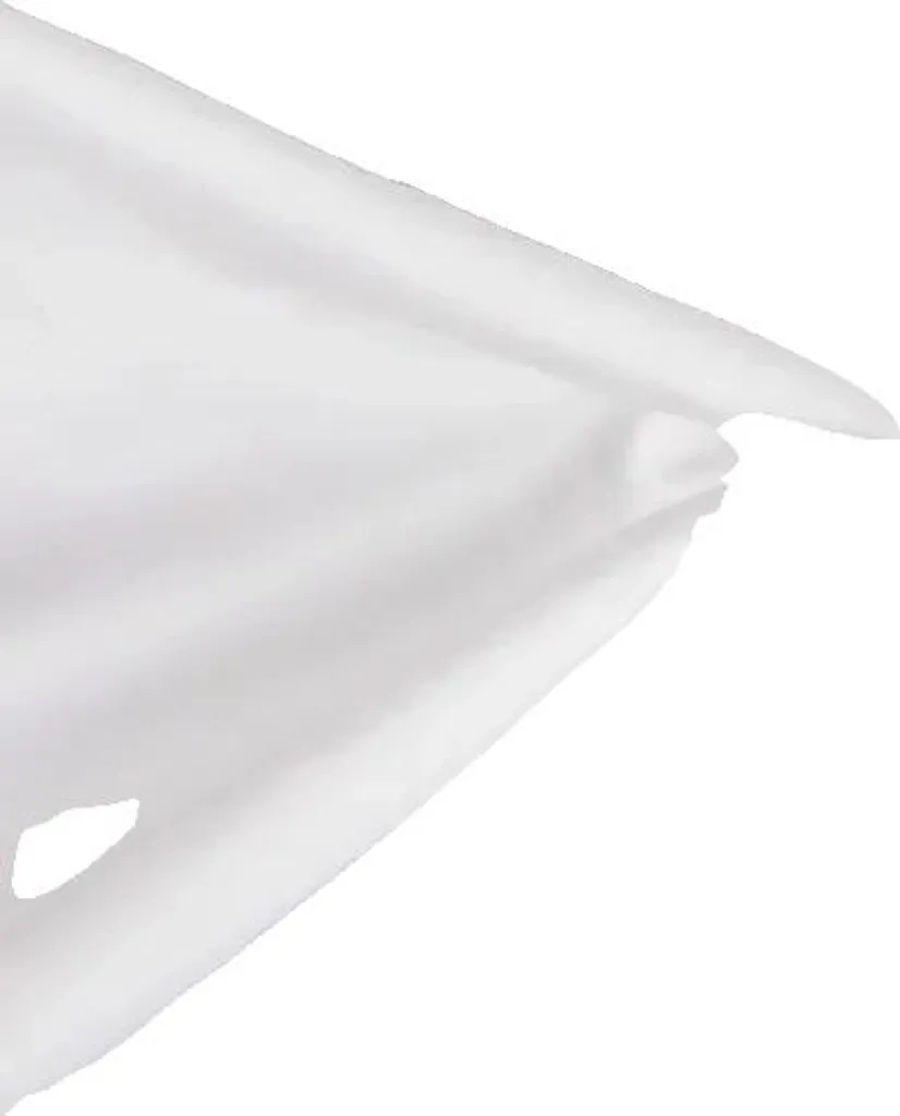 Sfondo Fotografico Bianco 3x6m in Tessuto Mussola - Alta Qualità per Studio