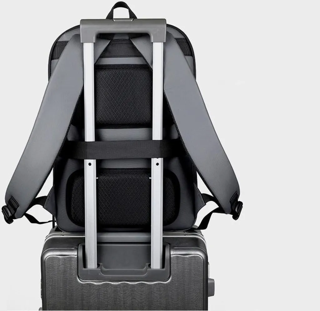 Sac à Dos Ordinateur Portable 15.6 pour Déplacements et Voyages Pro Gris - 6